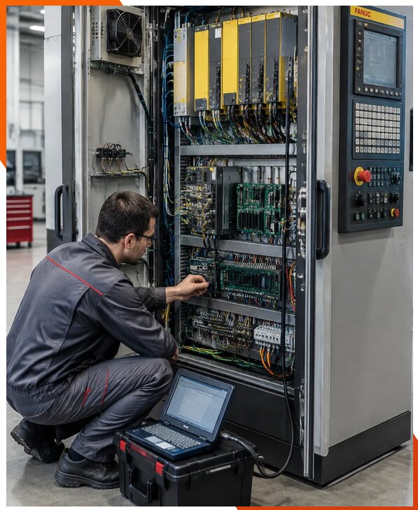 Ремонт систем ЧПУ FANUC промышленных станков в Новошахтинске