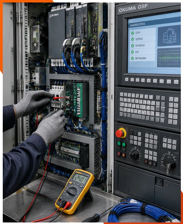 Ремонт систем ЧПУ Okuma OSP в Новошахтинске